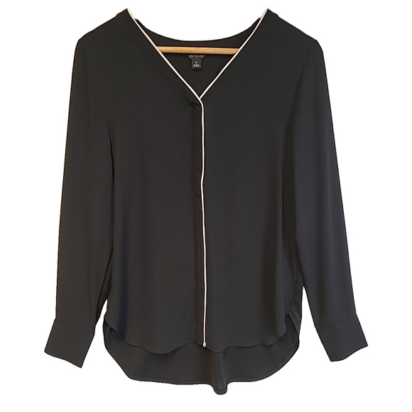 Ann Taylor Button Up Top‎ Career Professional Business Office Layering Size XS - Picture 1 of 7